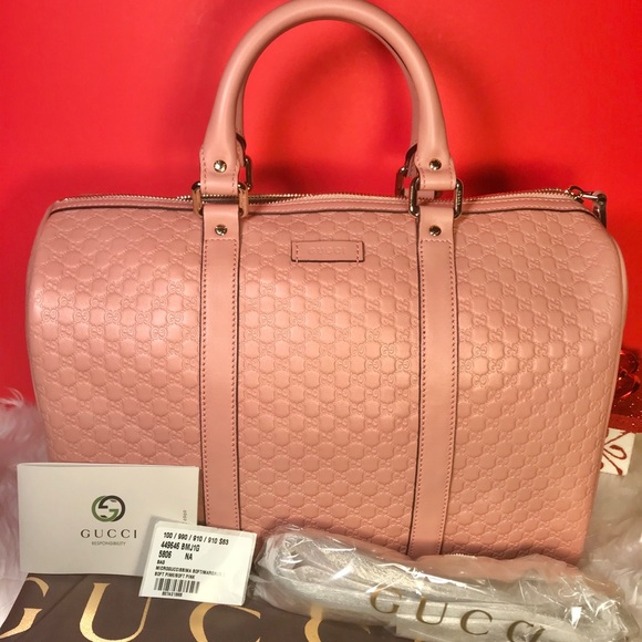 Gucci Handbags - SALE NEW GUCCI GUCCISSIMA SOFT PINK SATCHEL